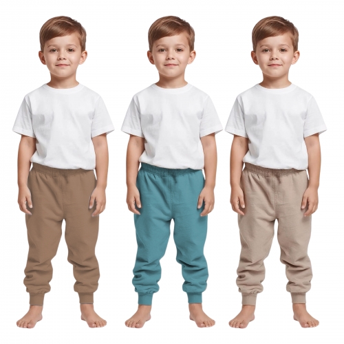 3x Spodnie bawełniane
