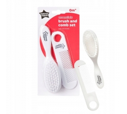 Szczotka z miękkim włosiem + grzebyk Tommee Tippee