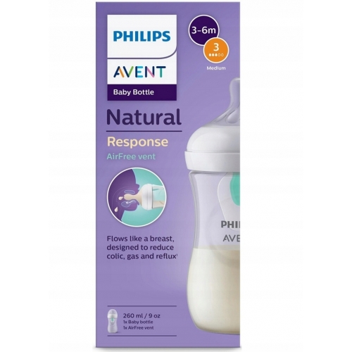 BUTELKA NATURAL RESPONSE AIRFREE 260ml