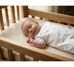 Śpiochy niemowlęce rozpinane w kroku