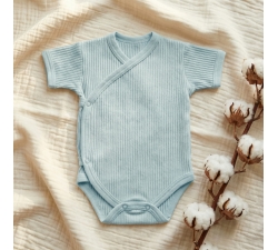 Body kopertowe prążki krótki rękaw