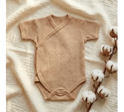 Body kopertowe prążki krótki rękaw