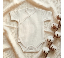 Body kopertowe prążki krótki rękaw