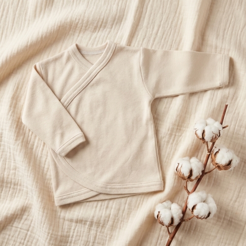 Koszulka kopertowa kaftanik niemowlęcy