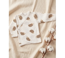 Koszulka kopertowa kaftanik niemowlęcy