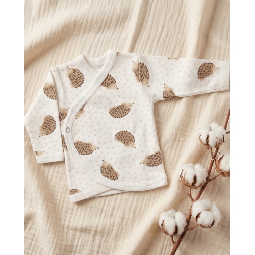 Koszulka kopertowa kaftanik niemowlęcy