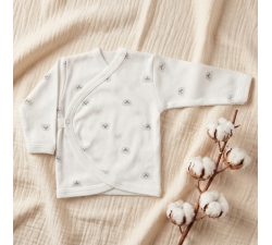 Koszulka kopertowa kaftanik niemowlęcy