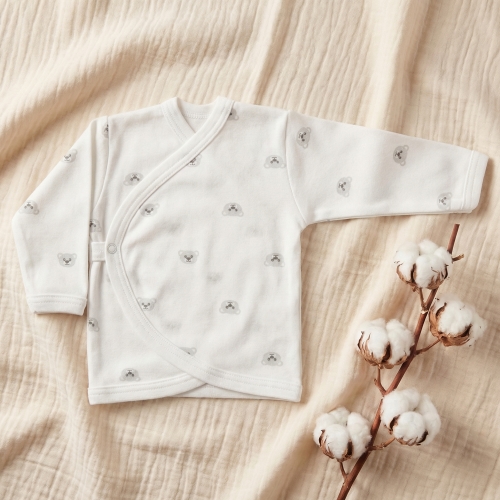 Koszulka kopertowa kaftanik niemowlęcy