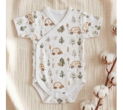 Body kopertowe krótki rękaw wcześniak