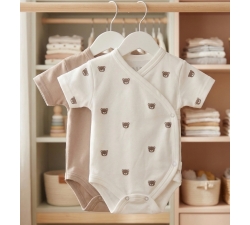 2x Body kopertowe długi rękaw wcześniak