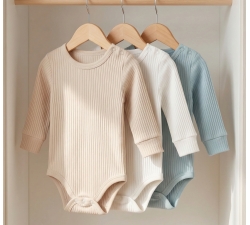 3 x Body długi rękaw prążki