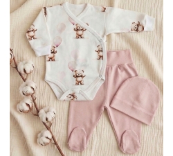 Komplet body kopertowe i półśpiochy , czapeczka