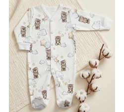 Pajac niemowlęcy bawełniany