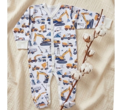 Pajac niemowlęcy bawełniany