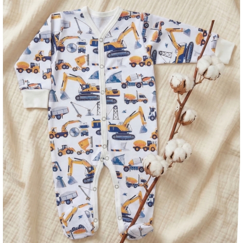 Pajac niemowlęcy bawełniany