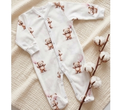 Pajac niemowlęcy bawełniany