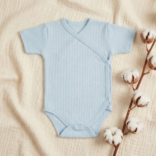 Body kopertowe prążki krótki rękaw