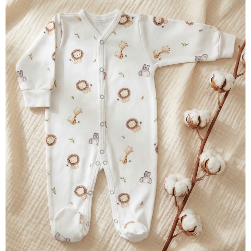 Pajac niemowlęcy bawełniany