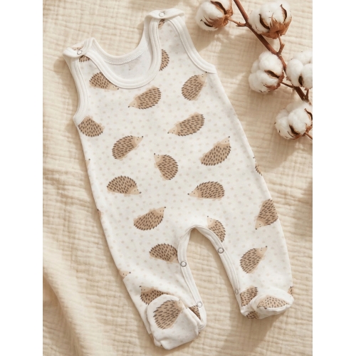 Śpiochy niemowlęce rozpinane w kroku