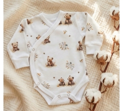 Body kopertowe długi rękaw wcześniak