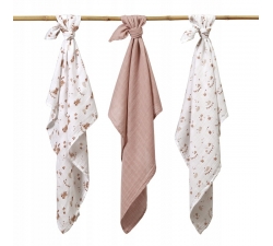 PIELUSZKI BAMBUSOWE 70x70cm 3szt. BABYONO