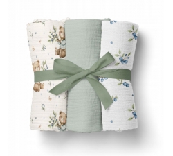 3pak Pieluchy Muślinowe Kreszowane