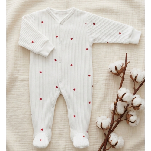 Pajac niemowlęcy bawełniany